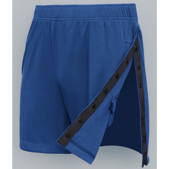 Other - Men's Tear Away Shorts Athletic Tearaway Snap On Shorts Pockets Navy NWT XXL